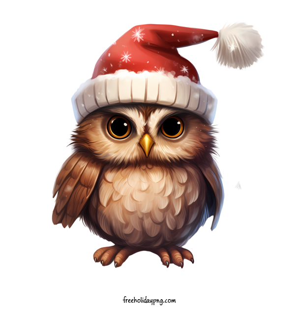 Transparent Christmas Christmas owl brown owl for Christmas owl for Christmas