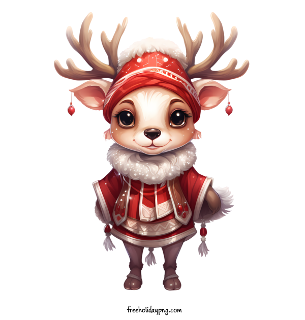 Transparent Christmas Christmas reindeer reindeer santa claus for Christmas reindeer for Christmas