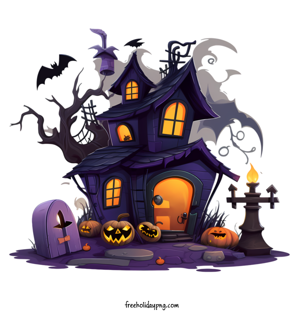 Transparent Halloween Halloween Haunted House haunted house halloween for Halloween Haunted House for Halloween