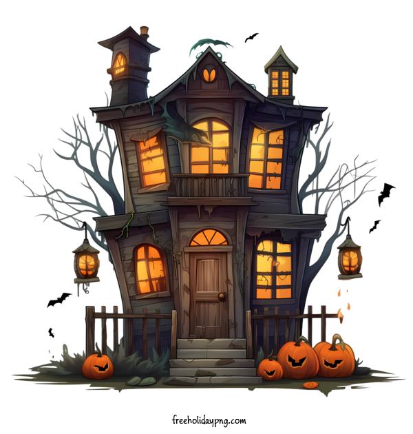 Transparent Halloween Halloween Haunted House haunted house ghost for Halloween Haunted House for Halloween