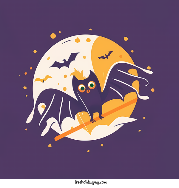 Transparent Halloween Halloween party bat flying for Halloween party for Halloween