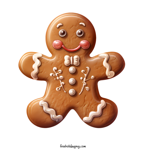 Transparent Gingerbread Cookie Day Gingerbread man cute chocolate for Christmas cookie for Gingerbread Cookie Day