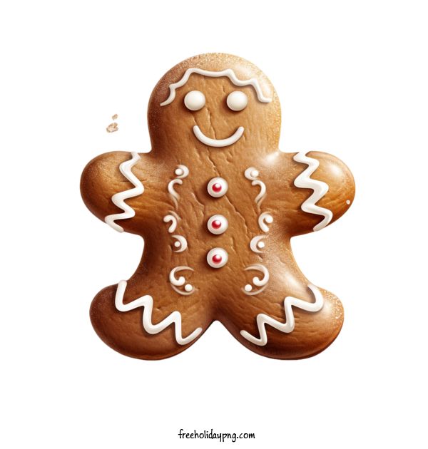 Transparent Gingerbread Cookie Day Gingerbread man for Christmas cookie for Gingerbread Cookie Day