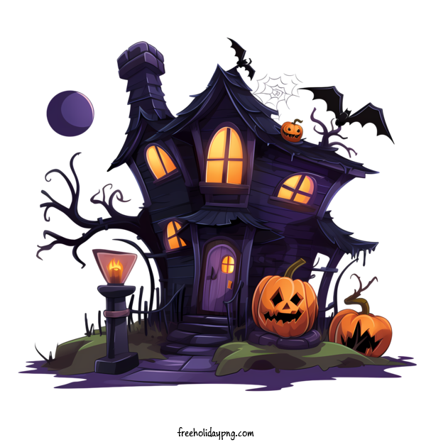Transparent Halloween Halloween Haunted House haunted mansion spooky house for Halloween Haunted House for Halloween
