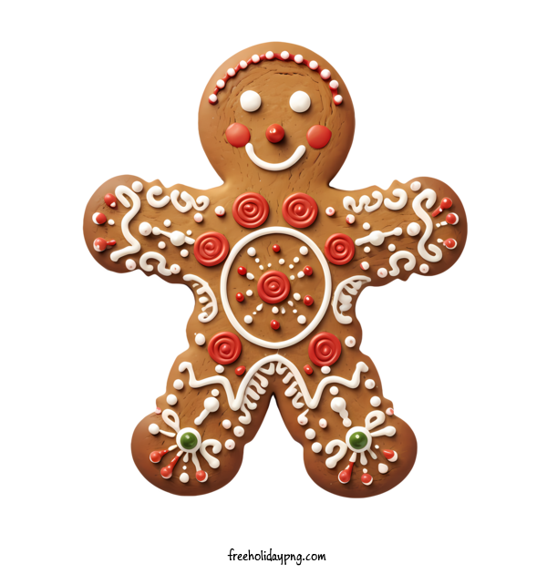 Transparent Gingerbread Cookie Day Gingerbread man gingerbread man holiday treat for Christmas cookie for Gingerbread Cookie Day