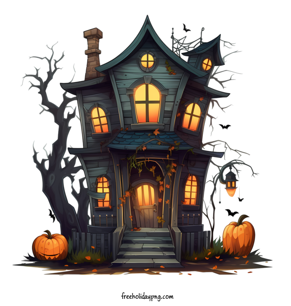 Transparent Halloween Halloween Haunted House haunted house ghost for Halloween Haunted House for Halloween