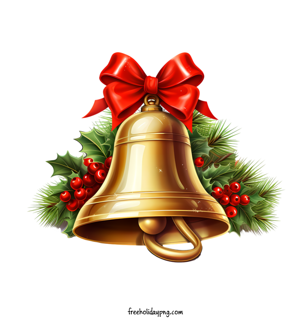 Transparent Christmas Christmas Bell bell holly for Christmas Bell for Christmas