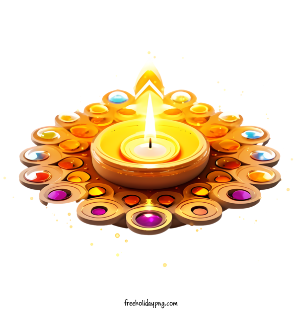 Transparent Diwali Diya candle diya for Diya for Diwali
