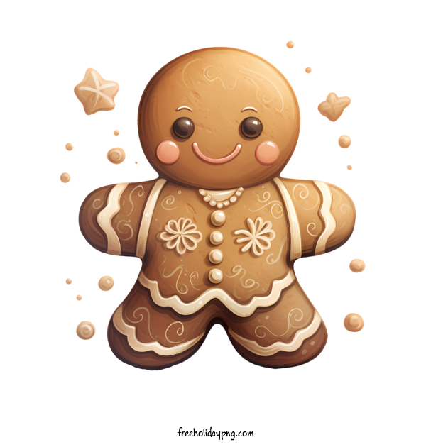 Transparent Gingerbread Cookie Day Gingerbread man gingerbread man christmas cookie for Christmas cookie for Gingerbread Cookie Day