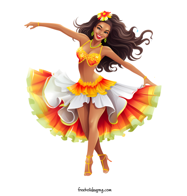 Transparent Brazilian Carnival Brazil carnival dancer woman dance for Carnaval for Brazilian Carnival
