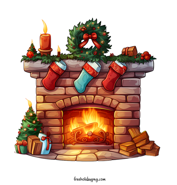 Transparent Christmas Christmas fireplace fireplace stockings for Christmas fireplace for Christmas