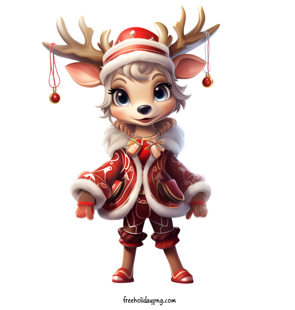 Transparent Christmas Christmas reindeer deer christmas for Christmas reindeer for Christmas