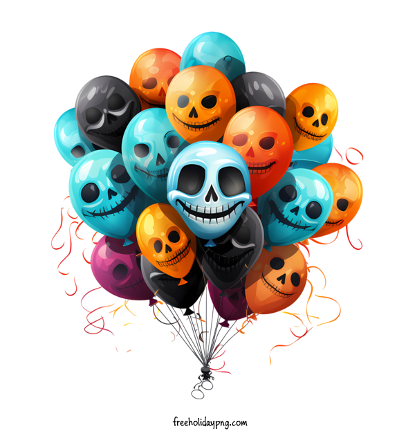 Transparent Halloween Halloween balloons skull balloons for Halloween balloons for Halloween