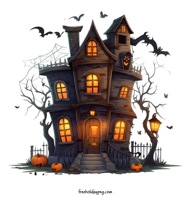 Transparent Halloween Halloween Haunted House haunted house gothic for Halloween Haunted House for Halloween