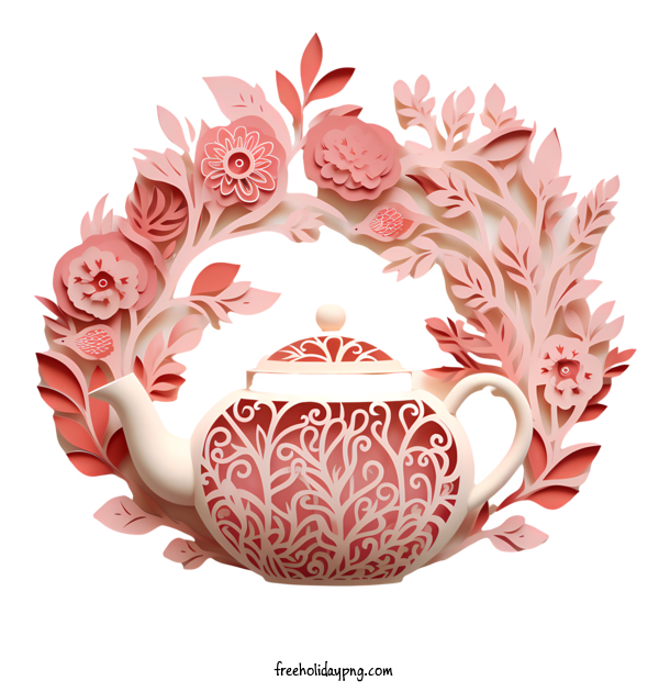 Transparent International Tea Day International Tea Day tea pot floral for Tea Day for International Tea Day
