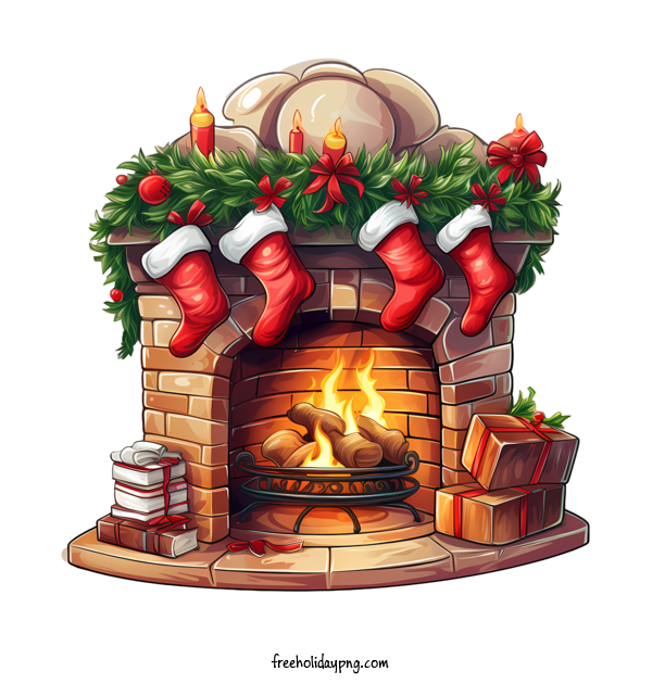 Transparent Christmas Christmas fireplace christmas fireplace stockings for Christmas fireplace for Christmas