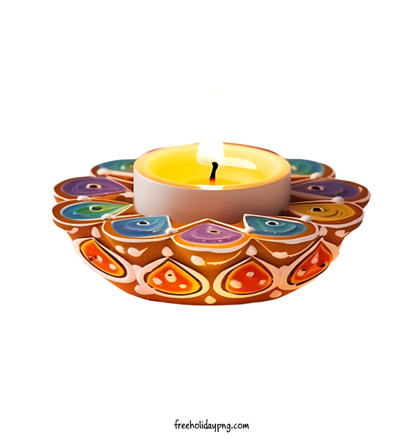 Transparent Diwali Diya diya lamp for Diya for Diwali