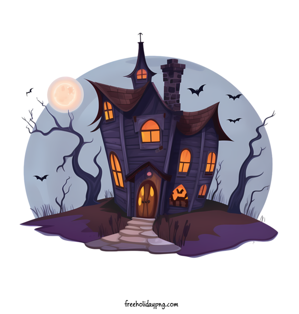 Transparent Halloween Halloween Haunted House haunted house spooky for Halloween Haunted House for Halloween