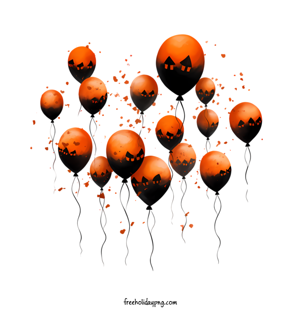 Transparent Halloween Halloween balloons orange halloween for Halloween balloons for Halloween