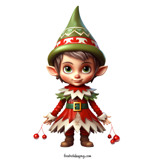 Transparent Christmas Christmas elf cute adorable for Christmas elf for Christmas