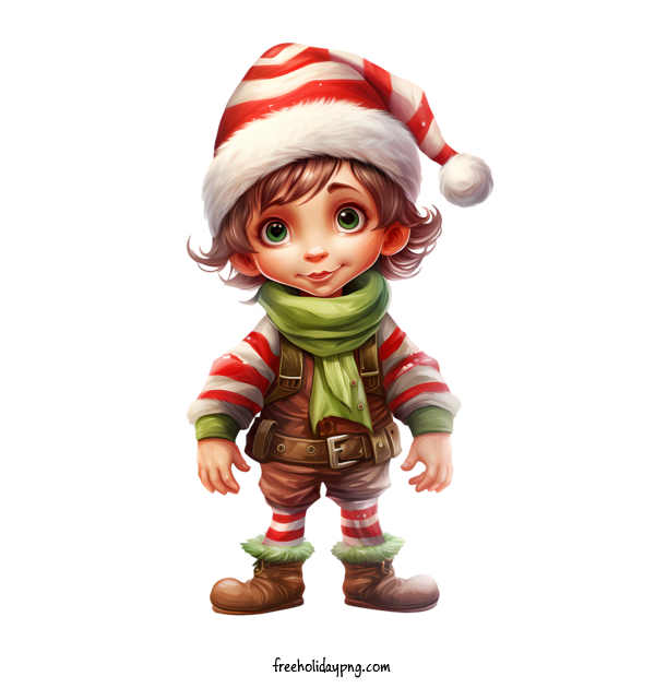 Transparent Christmas Christmas elf cute innocent for Christmas elf for Christmas