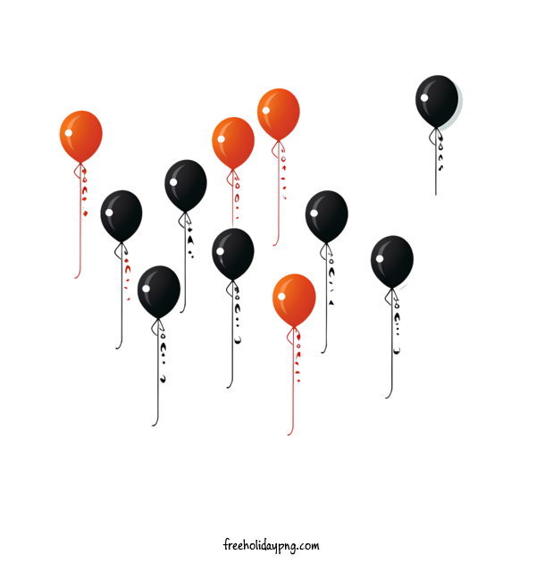 Transparent Halloween Halloween balloons balloons black and orange for Halloween balloons for Halloween