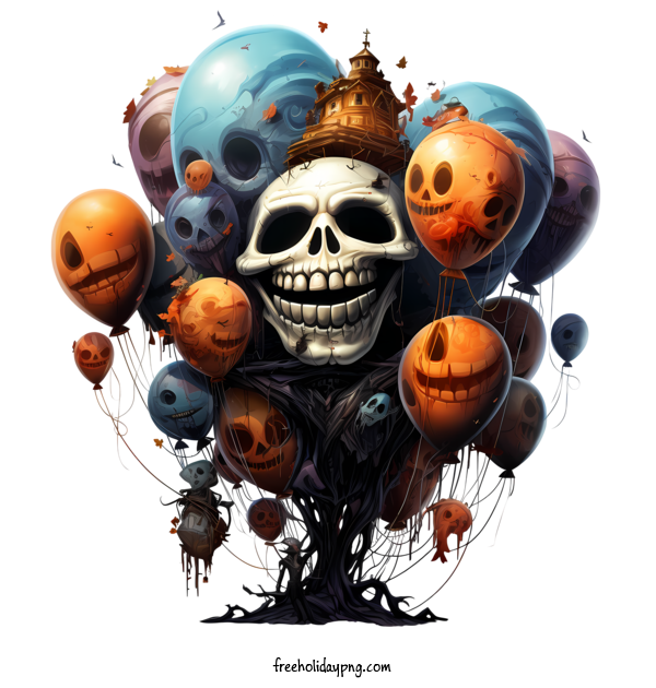 Transparent Halloween Halloween balloons skull skeleton for Halloween balloons for Halloween