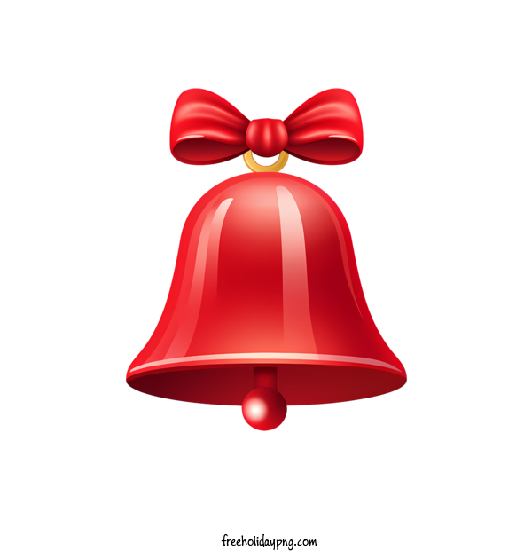 Transparent Christmas Christmas Bell bell red for Christmas Bell for Christmas