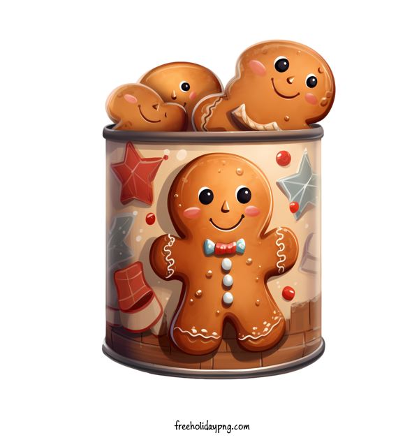 Transparent Gingerbread Cookie Day Gingerbread man gingerbread men candy cane for Christmas cookie for Gingerbread Cookie Day