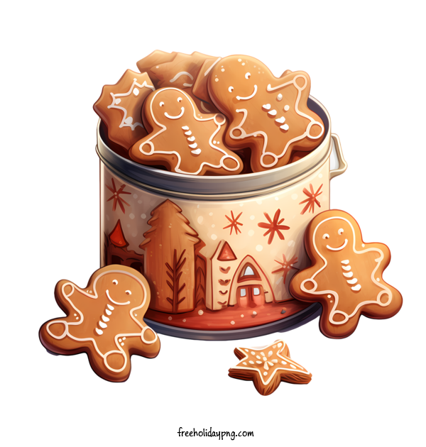 Transparent Gingerbread Cookie Day Gingerbread man cookies gingerbread men for Christmas cookie for Gingerbread Cookie Day