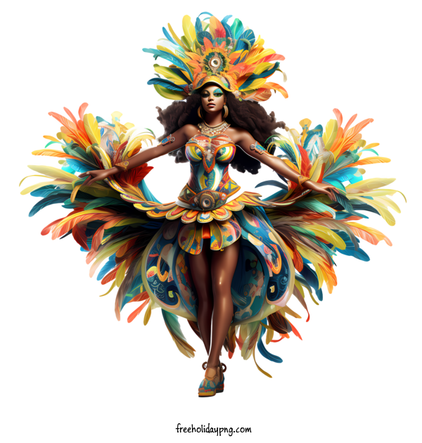 Transparent Brazilian Carnival Brazil carnival dancer carnival costume for Carnaval for Brazilian Carnival