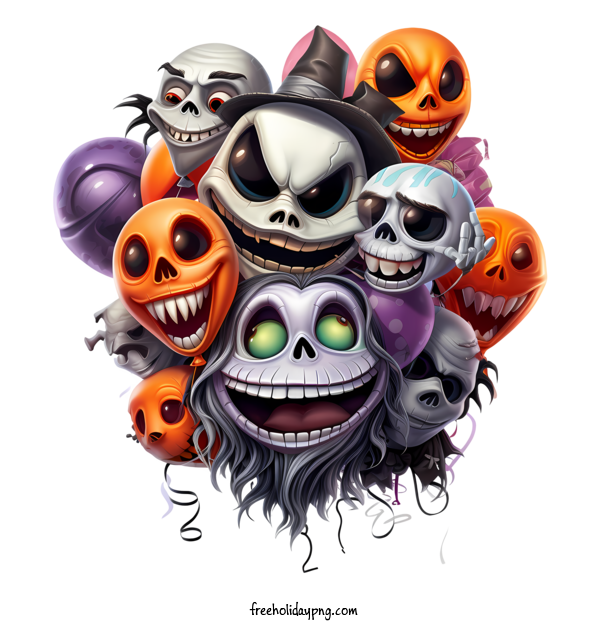 Transparent Halloween Halloween balloons Halloween cartoon for Halloween balloons for Halloween
