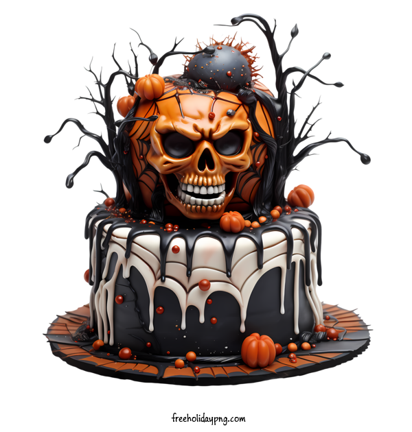 Transparent Halloween Halloween cake spooky creepy for Halloween cake for Halloween