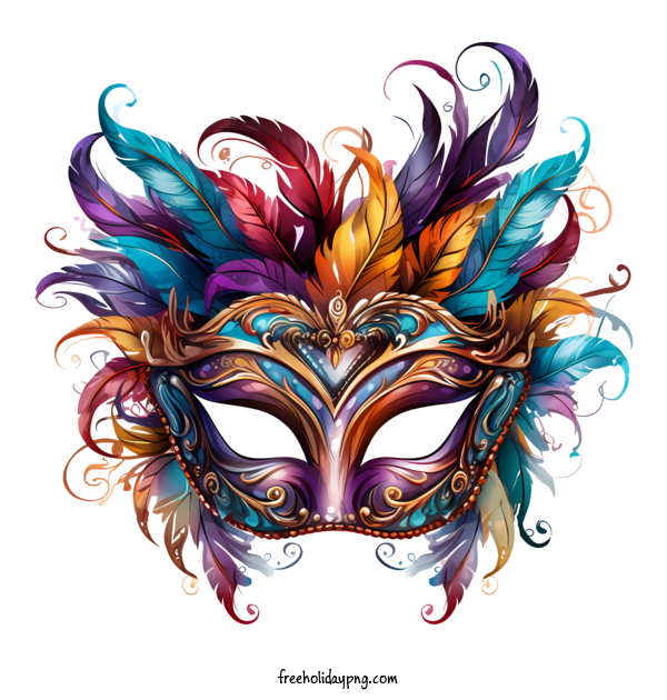 Transparent Brazilian Carnival carnival festival mask colorful carnivale for carnival festival mask for Brazilian Carnival