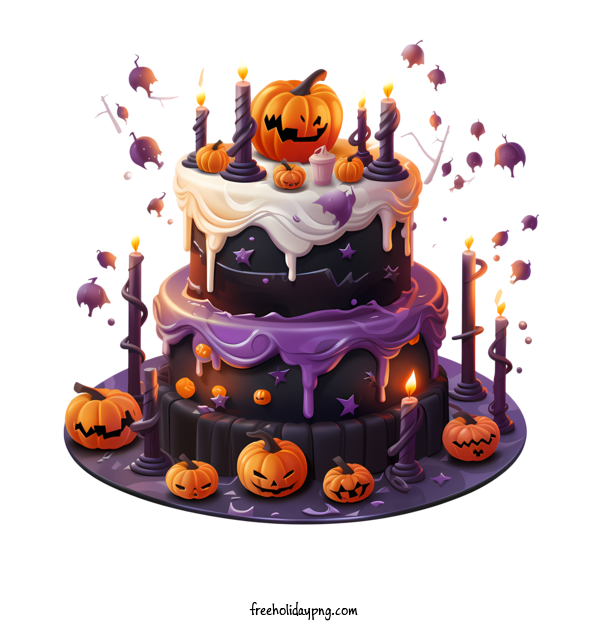 Transparent Halloween Halloween cake halloween cake black background for Halloween cake for Halloween
