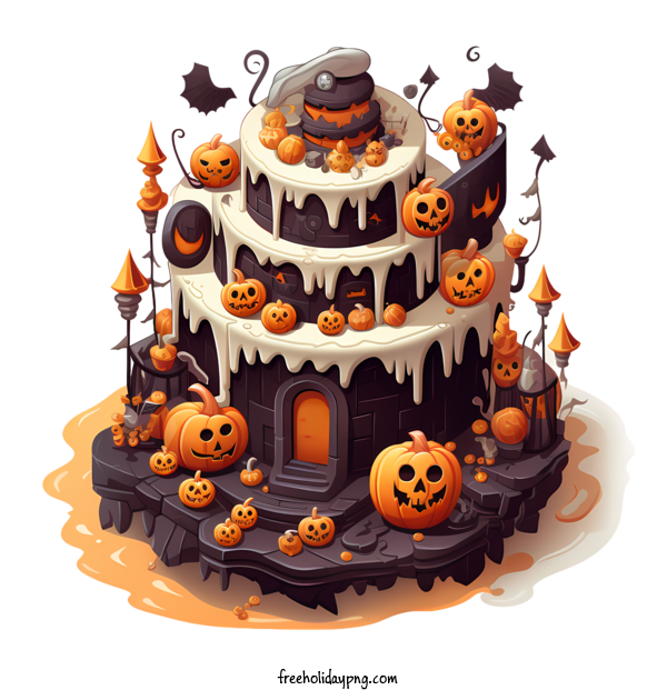 Transparent Halloween Halloween cake cake spider for Halloween cake for Halloween