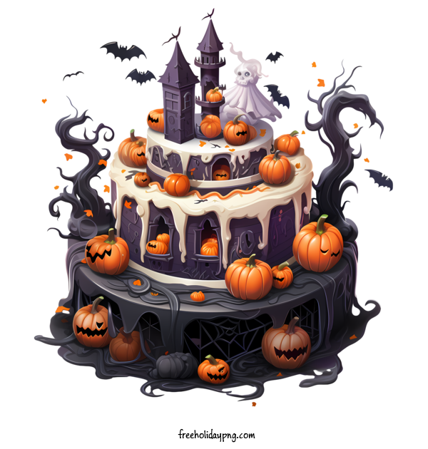 Transparent Halloween Halloween cake halloween cake spooky dessert for Halloween cake for Halloween