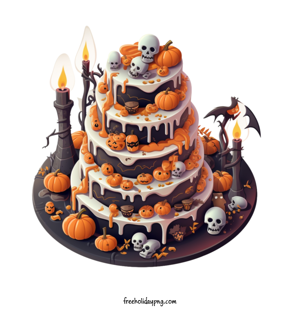 Transparent Halloween Halloween cake cake spooky for Halloween cake for Halloween