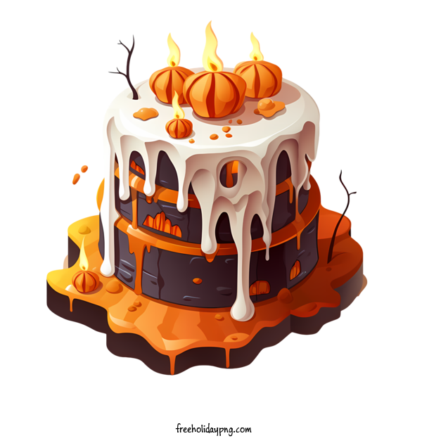 Transparent Halloween Halloween cake cake dessert for Halloween cake for Halloween