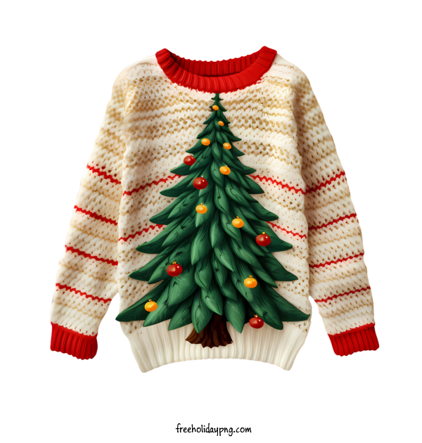 Transparent Christmas Christmas Sweater christmas tree sweater for Christmas Sweater for Christmas