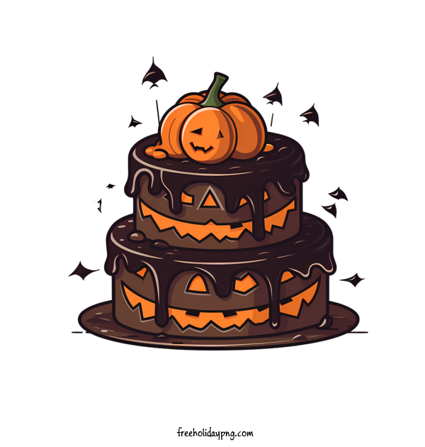 Transparent Halloween Halloween cake chocolate cake halloween for Halloween cake for Halloween