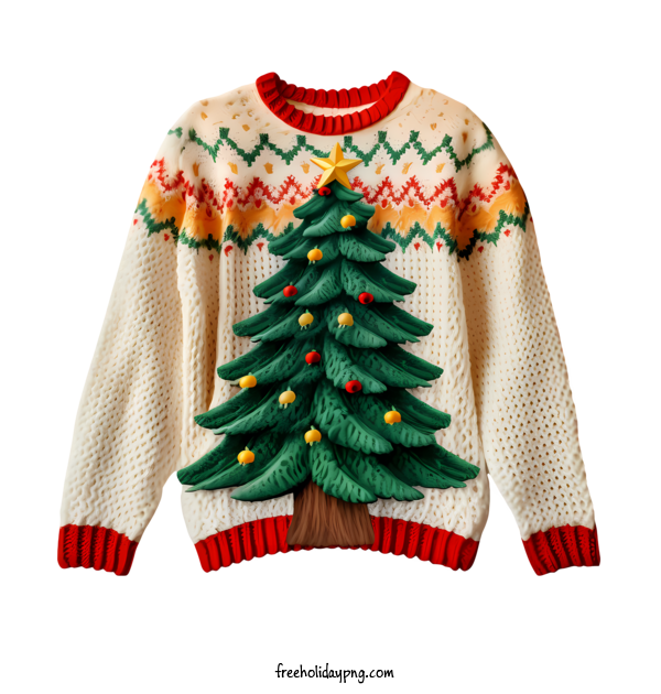 Transparent Christmas Christmas Sweater Christmas tree Sweater for Christmas Sweater for Christmas