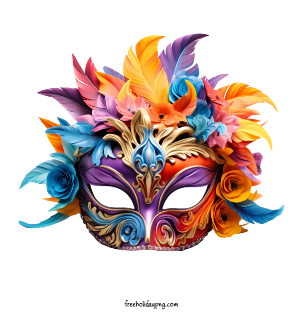Transparent Brazilian Carnival carnival festival mask mardi gras mask colorful for carnival festival mask for Brazilian Carnival