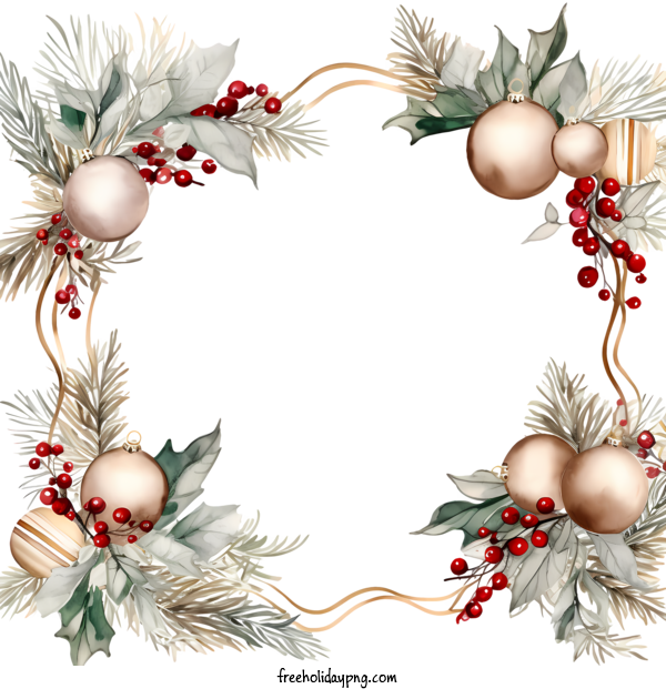 Transparent Christmas Christmas frame christmas wreath christmas decoration for Christmas frame for Christmas