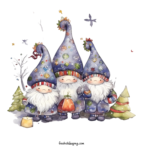 Transparent Christmas Christmas Gnome Snowmen Christmas decorations for Christmas Gnome for Christmas