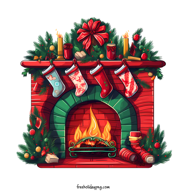 Transparent Christmas Christmas fireplace fireplace christmas decorations for Christmas fireplace for Christmas