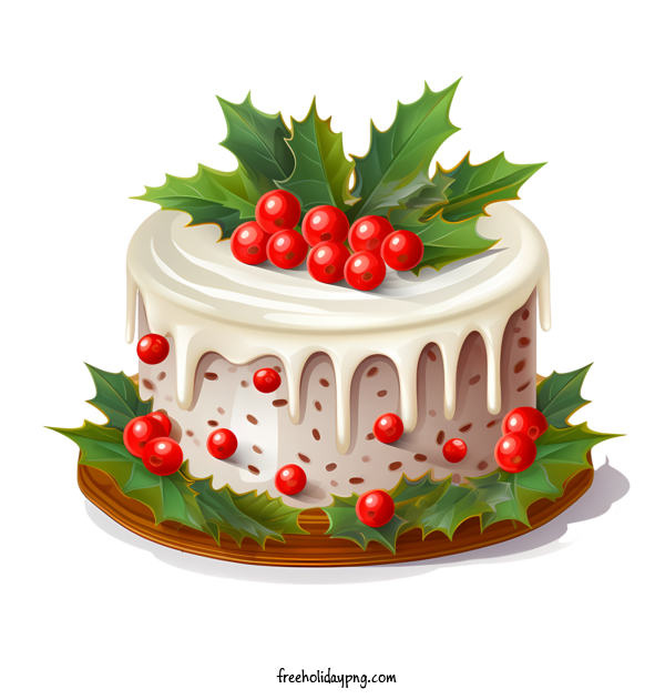 Transparent Christmas Christmas Cake cake holiday for Christmas Cake for Christmas