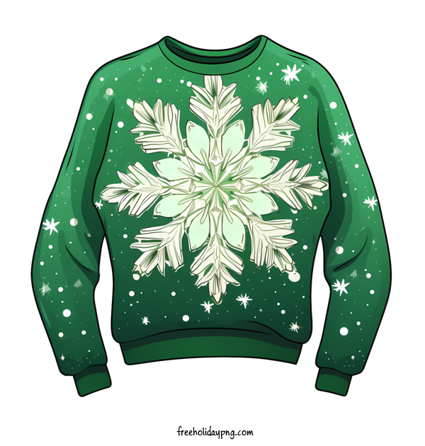 Transparent Christmas Christmas Sweater green sweater winter scene for Christmas Sweater for Christmas