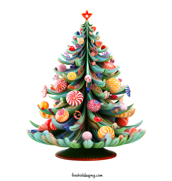 Transparent Christmas Christmas tree colorful decorative for Christmas tree for Christmas