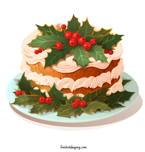 Transparent Christmas Christmas Cake cake frosting for Christmas Cake for Christmas